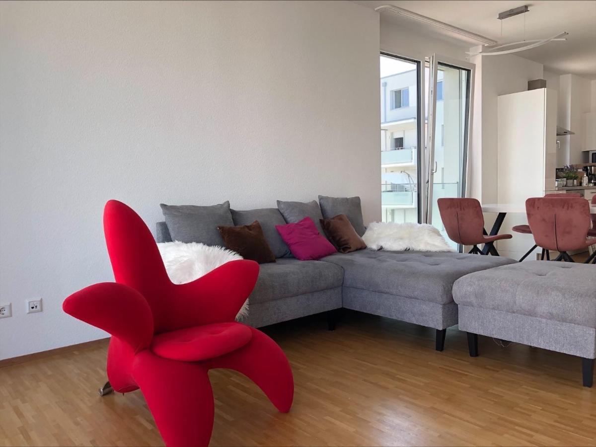 Moderne Alpenblick Apartment Friedrichshafen Eksteriør billede